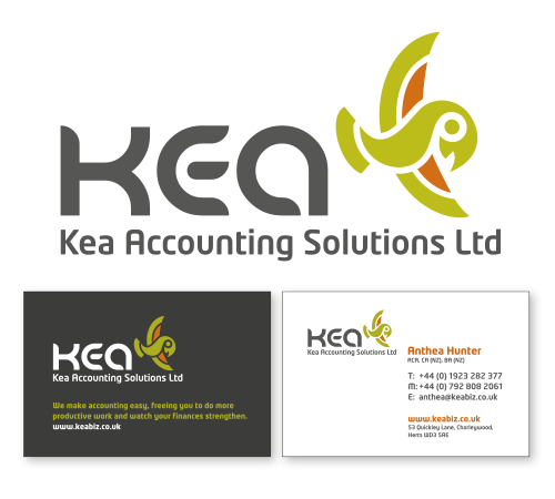 Kea sample Logo and business cards